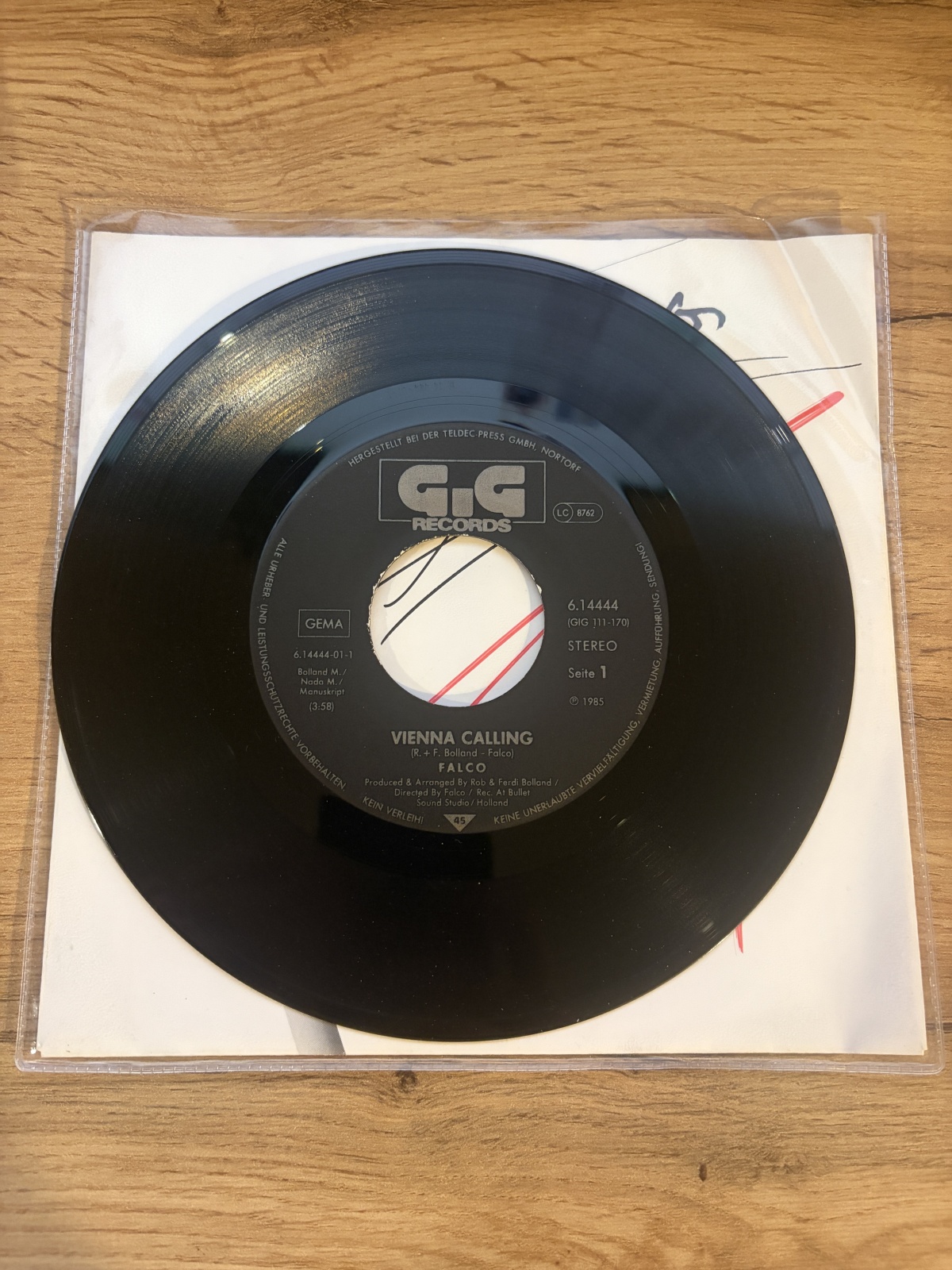 Falco - Vienna Calling / SINGLE / SIGNIERT