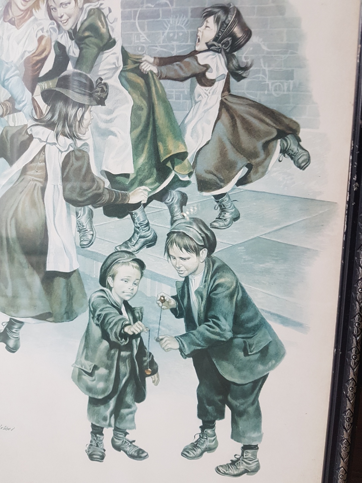 Ronald Embleton Lithografie - Gesigneerd - Ingelijst/Glas