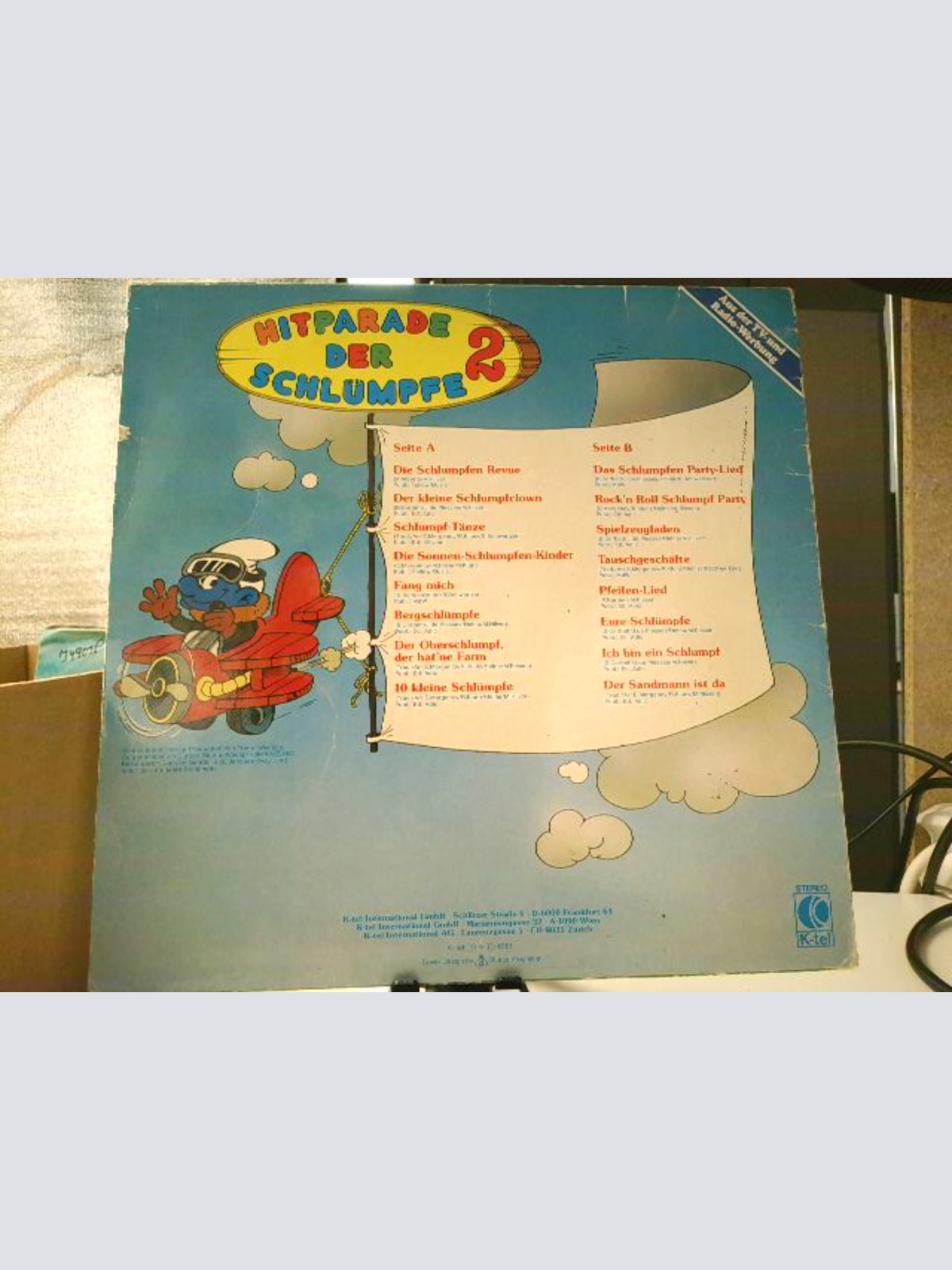 LP / Die Schlümpfe* – Hitparade Der Schlümpfe 2