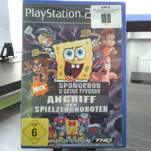 PS2 / SpongeBop und seine Freunde: Angriff der Spielzeugroboter