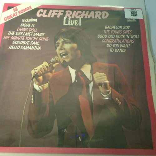 LP / Cliff Richard – Live!