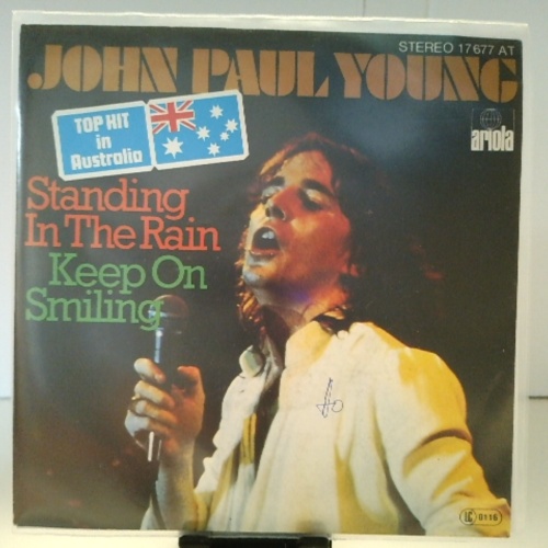 SINGLE / John Paul Young – Standing In The Rain / Keep On Smiling