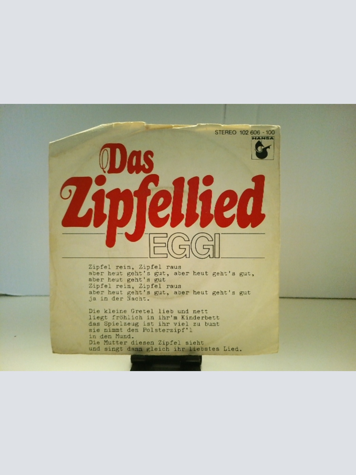 SINGLE / Eggi* – Das Zipfellied