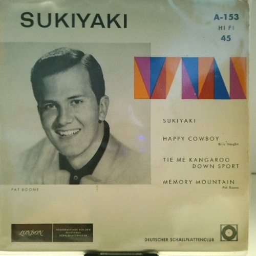 SINGLE / Billy Vaughn / Pat Boone – Sukiyaki