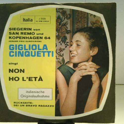 SINGLE / Gigliola Cinquetti – Non Ho L'età