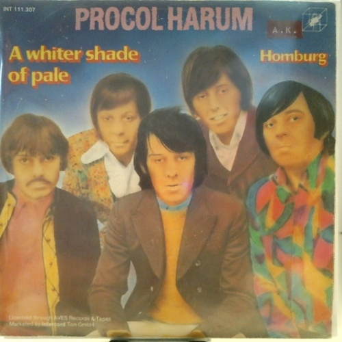 SINGLE / Procol Harum – A Whiter Shade Of Pale / Homburg