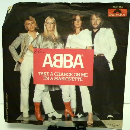 SINGLE / ABBA – Take A Chance On Me / I'm A Marionette