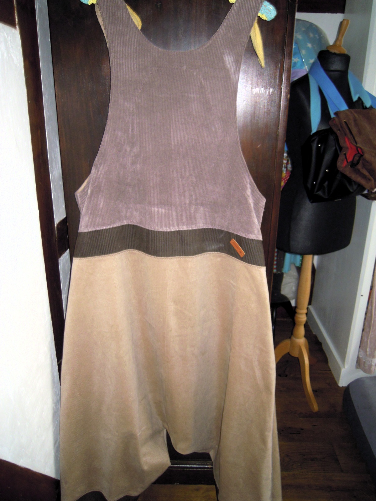 Jumpsuite Jumper Overall "Cord" im Haremslook Einheitsgröße Unisex