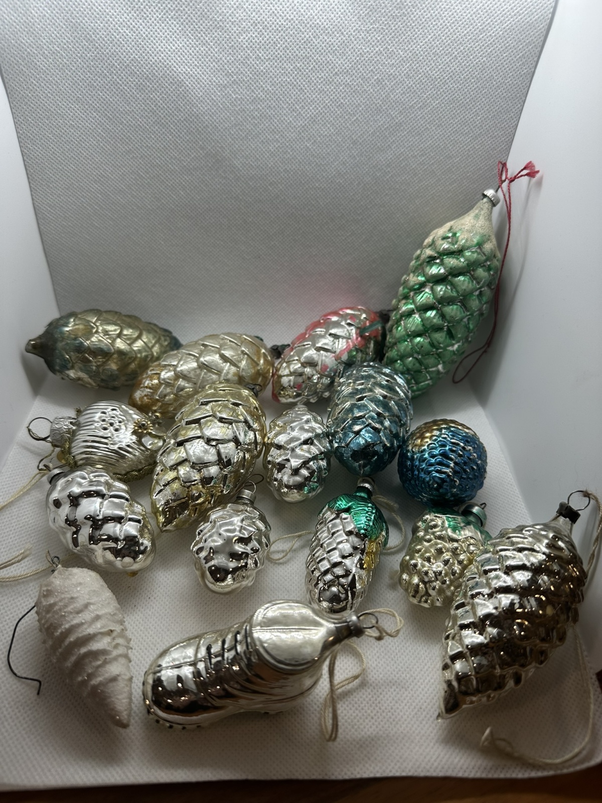 Konvolut vintage Christbaumschmuck