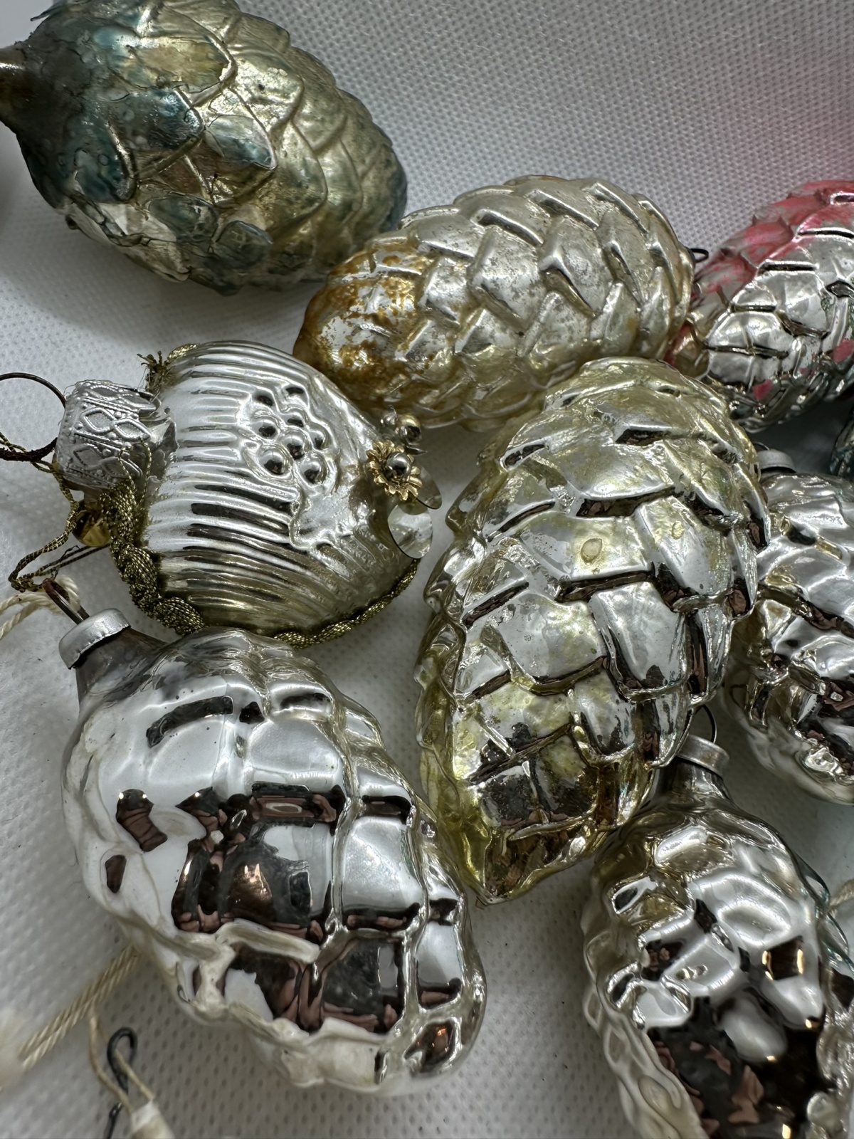 Konvolut vintage Christbaumschmuck