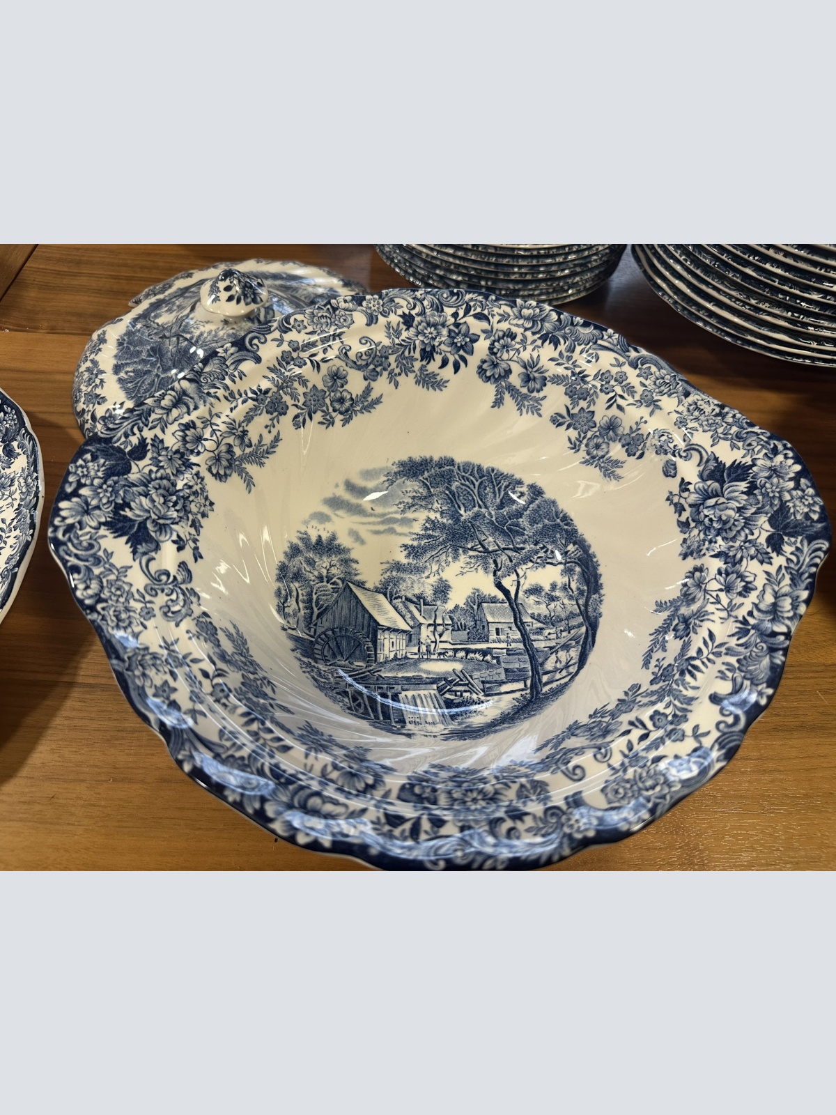 Wunderschönes Johnson Bros "Mill Stream" Sammelgeschirr 40-teilig