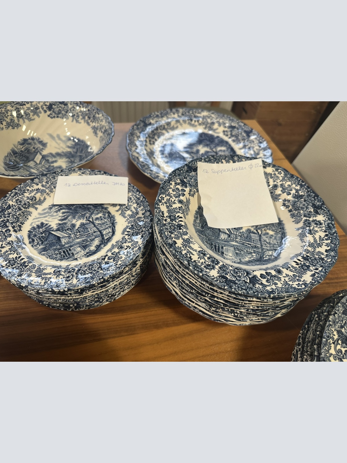 Wunderschönes Johnson Bros "Mill Stream" Sammelgeschirr 40-teilig