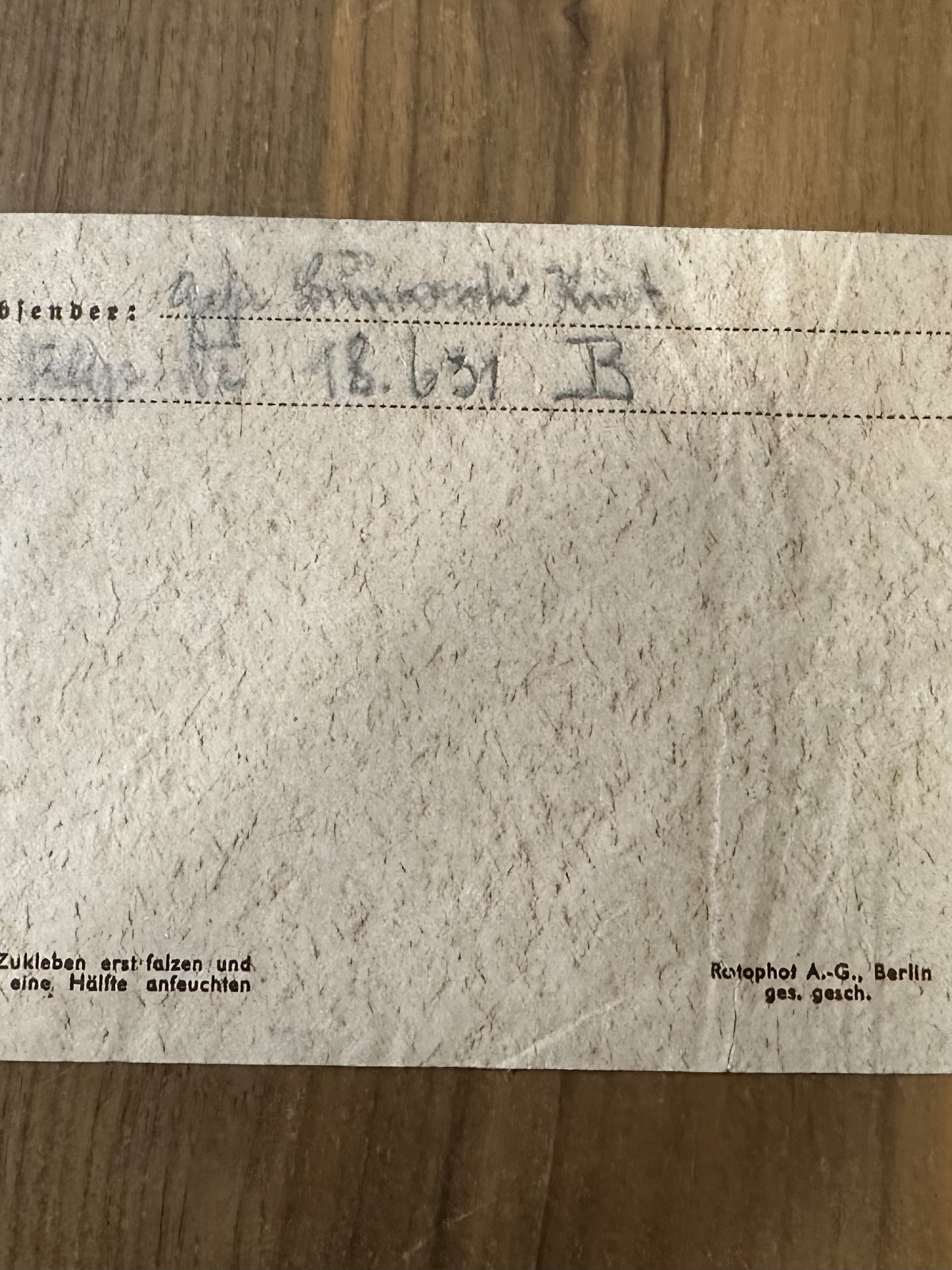 Feldpost-Brief von 1943
