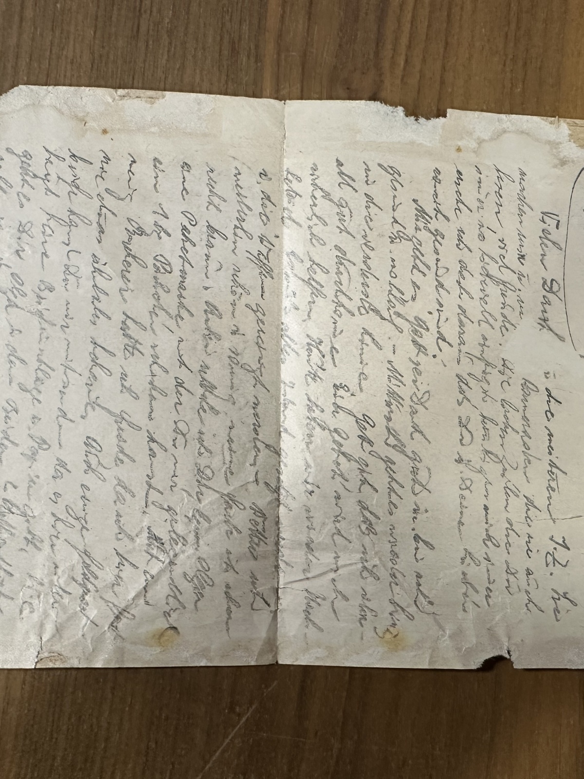 Feldpost-Brief von 1943