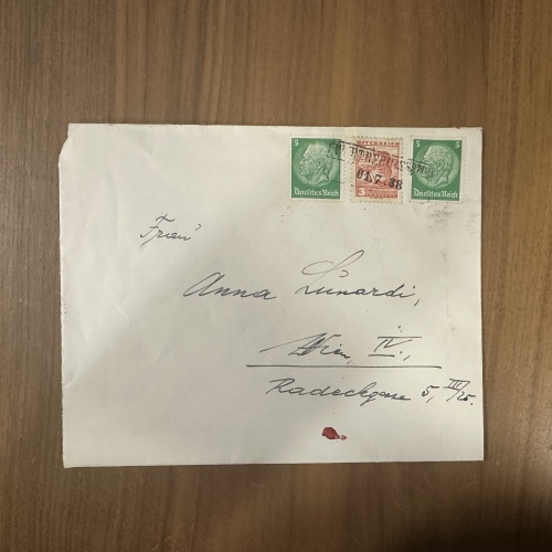 Misch-Brief von 1938