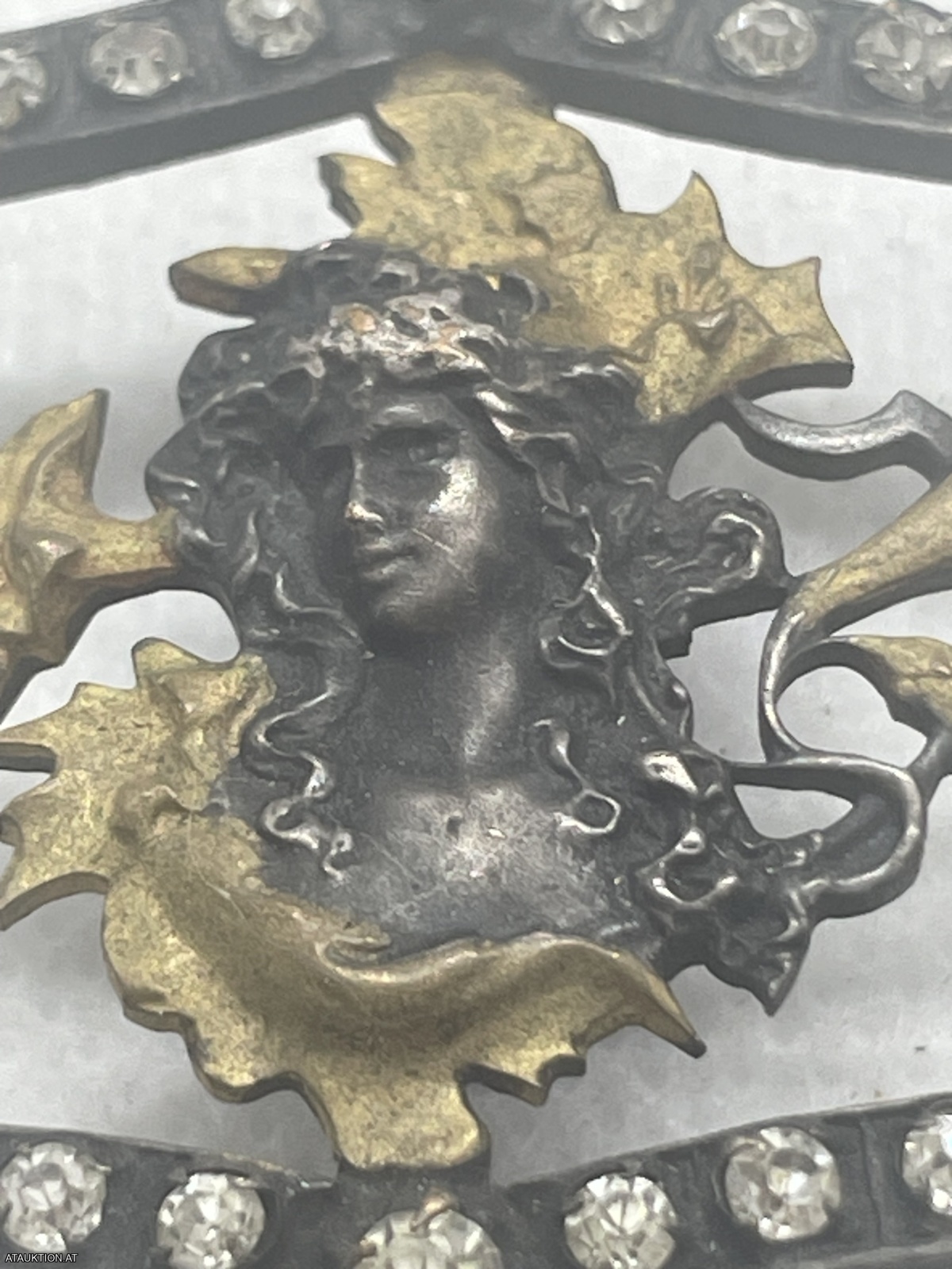 Wunderschöne antike Gürtelschnalle Jugendstil