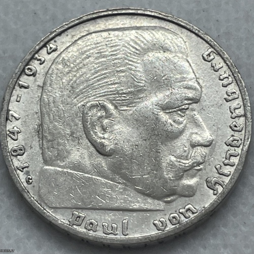 2 Reichsmark-Münze 1939