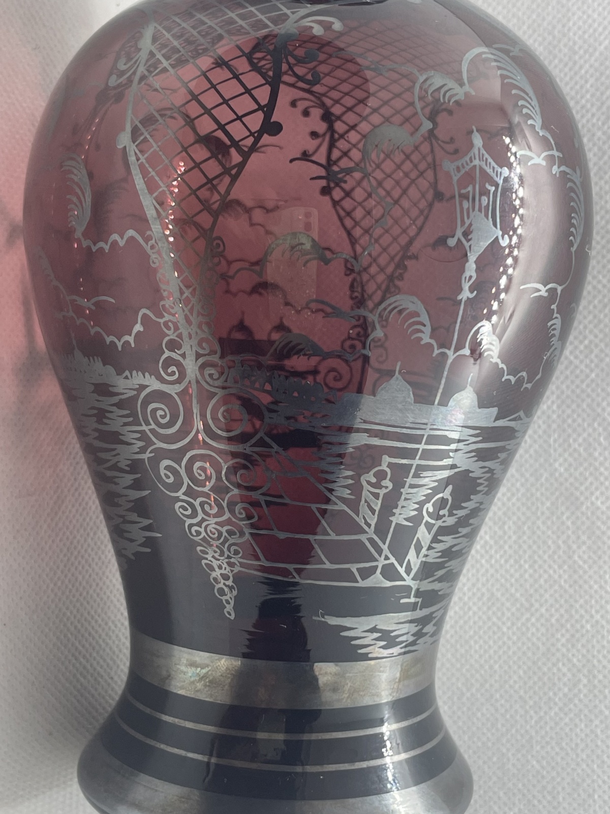 Wunderschönes Murano Set mit Karaffe und 6 Likörgläser