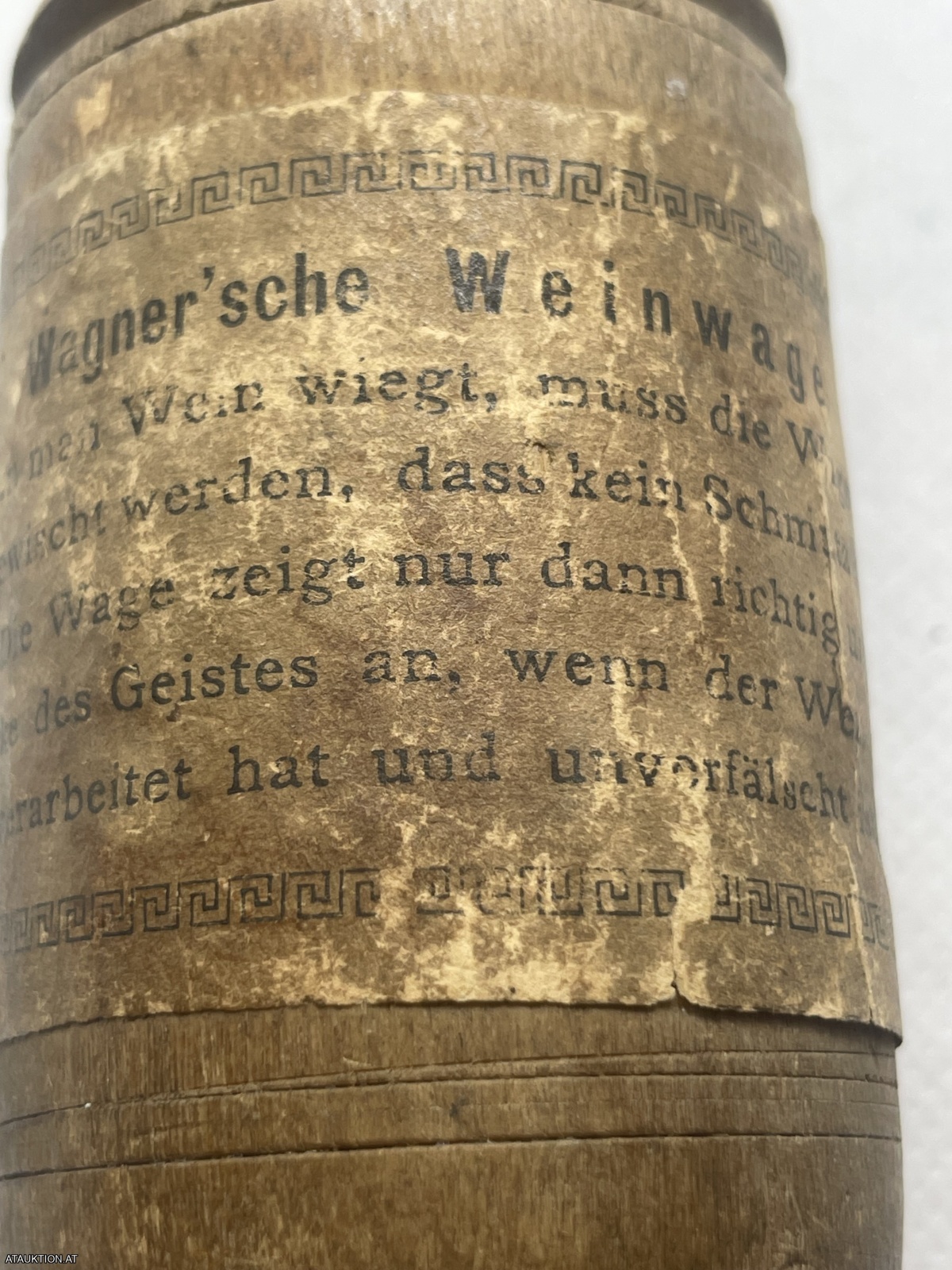 Wagner´sche Weinwaage um 1900