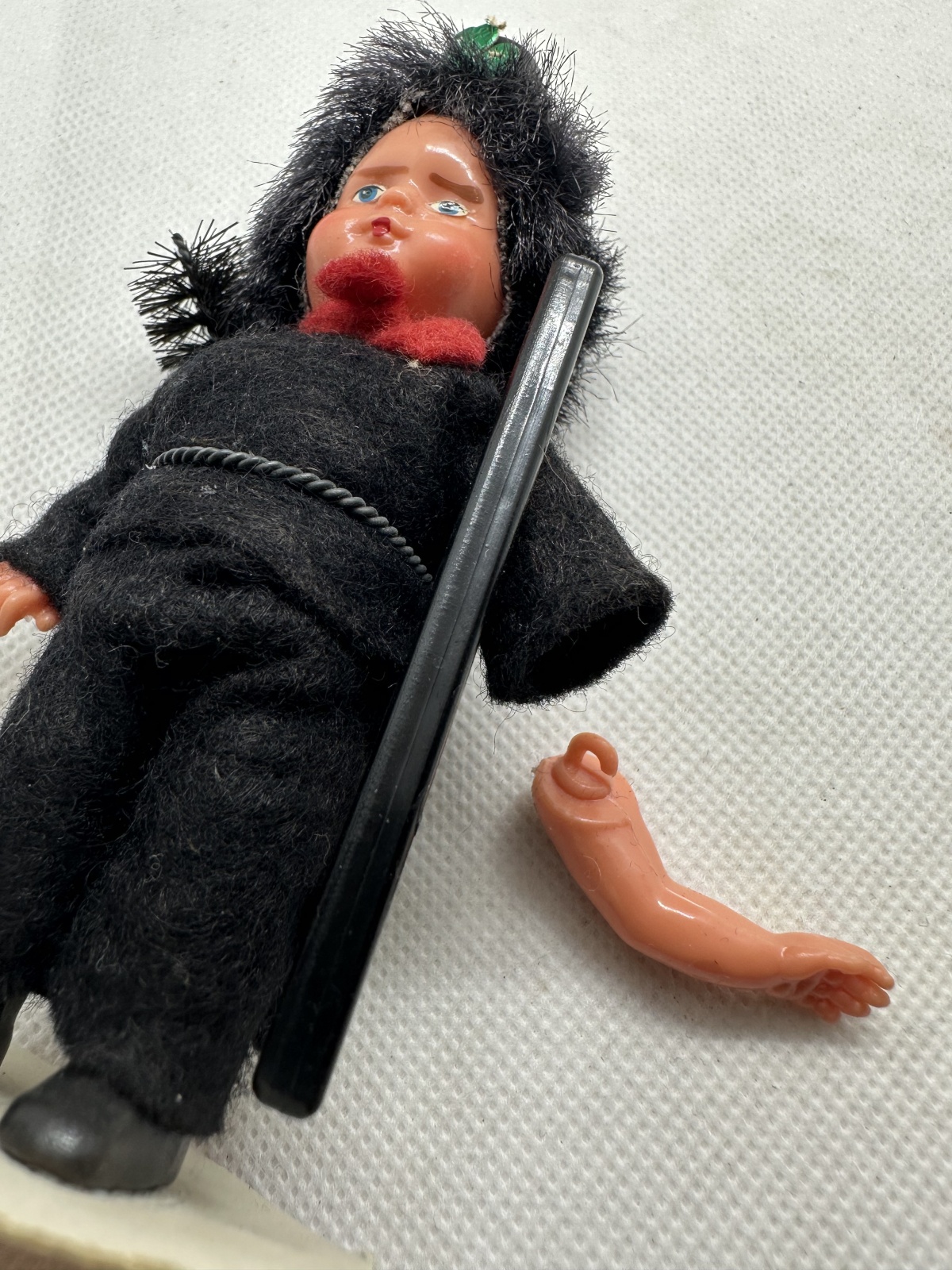 Glücksbringer/Rauchfangkehrer Puppe 50/60er Jahre