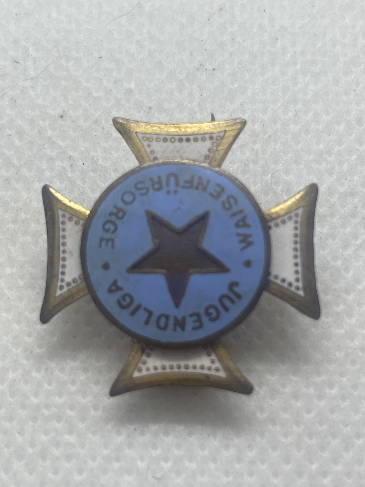 Altes Abzeichen Waisenfürsorge Jugendliga