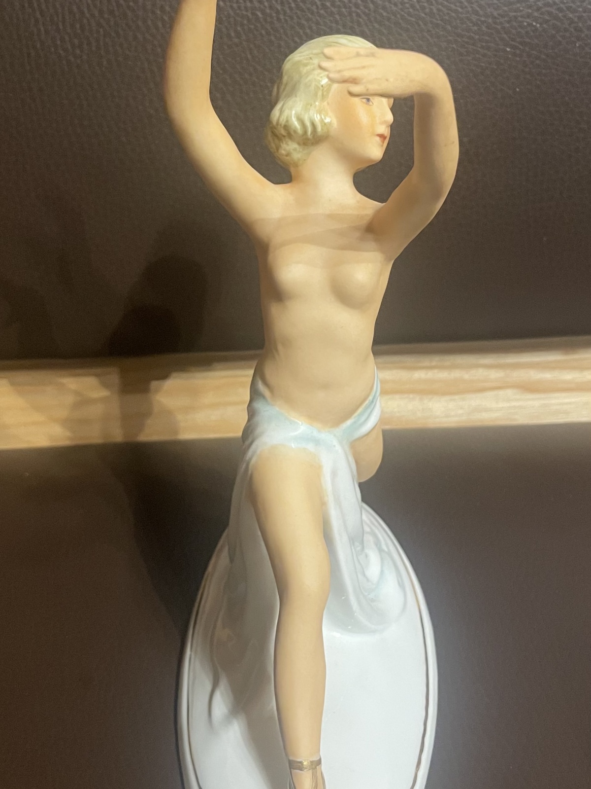 Erotische Tänzerin/Ballerina - Porzellanfigur