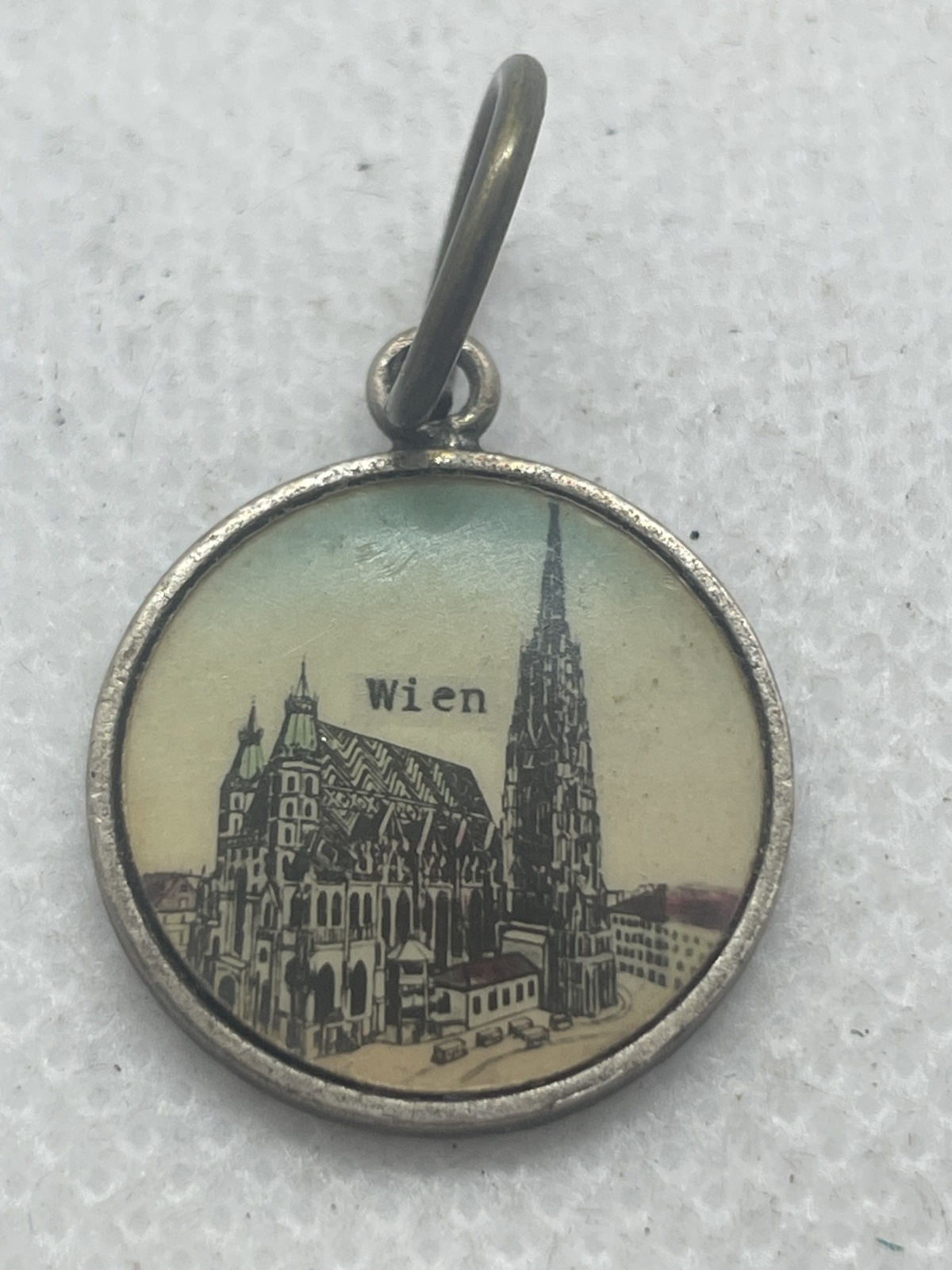 Antiker Anhänger Wien Stephansdom 1908