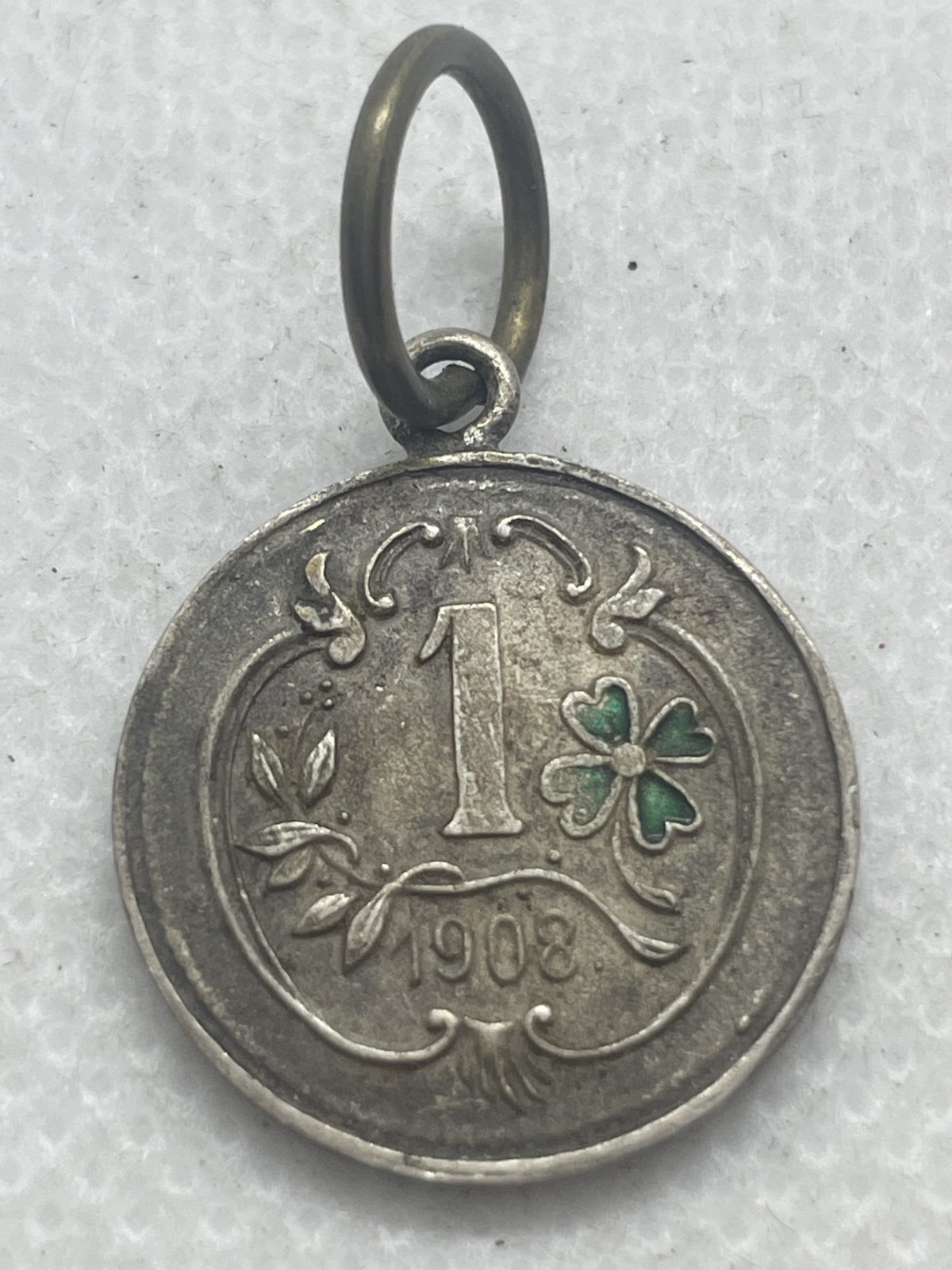 Antiker Anhänger Wien Stephansdom 1908