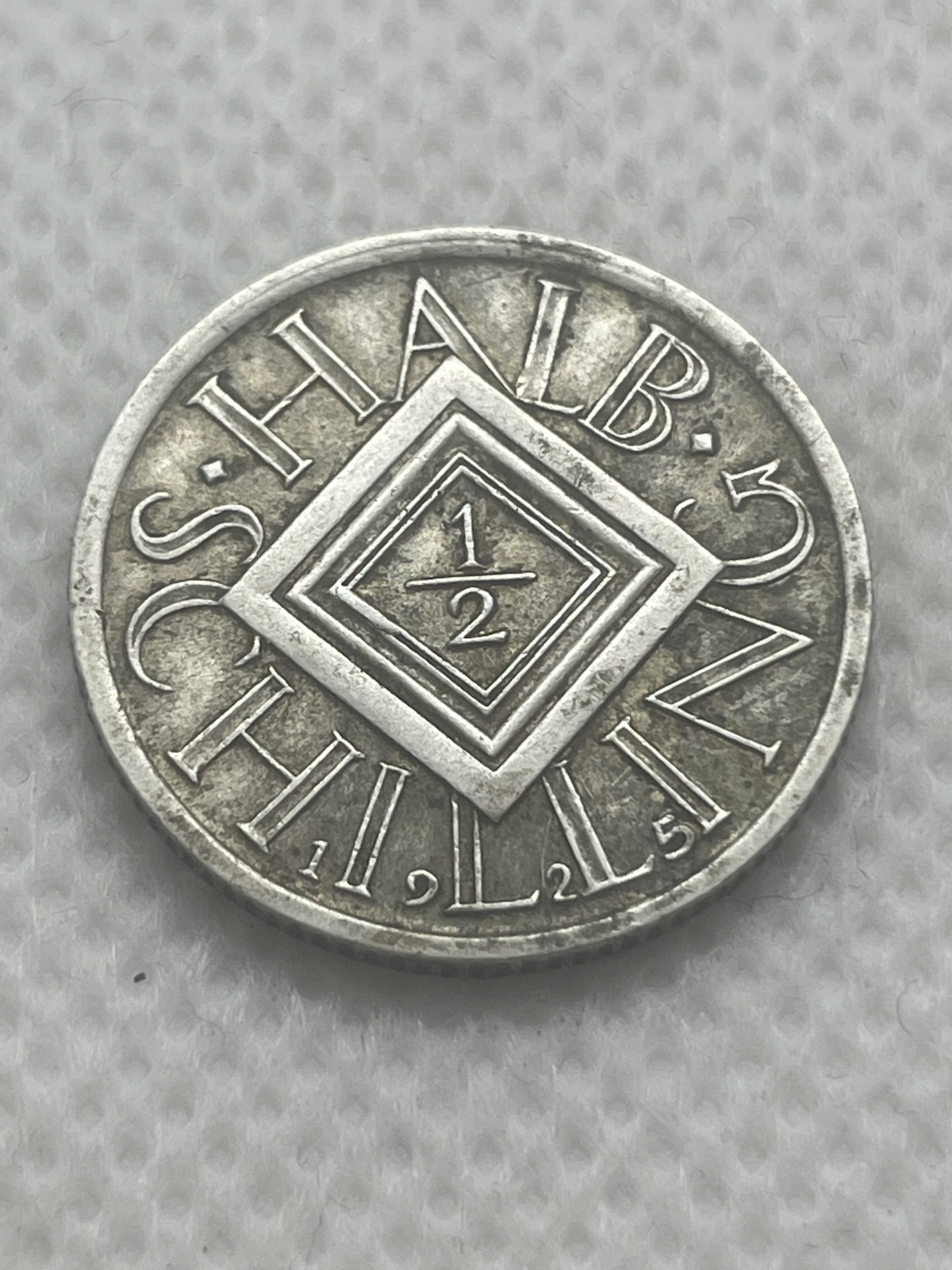 1/2 Schilling Österreich silber 1925