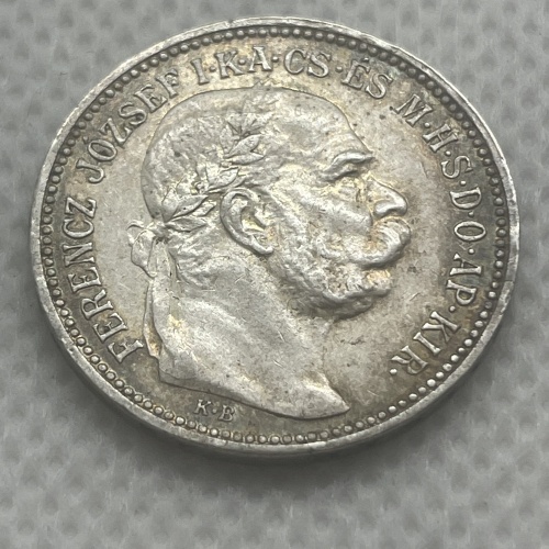 1 Korona 1915, Franz Josef I., Silber