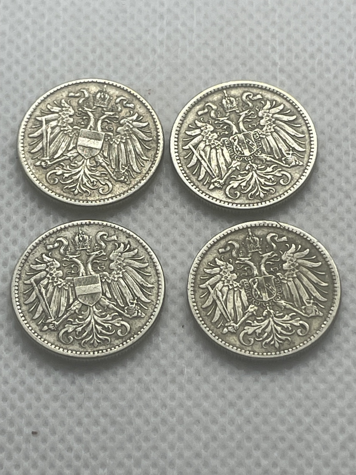 10 Heller Münzen Österreich 1915 u. 1916
