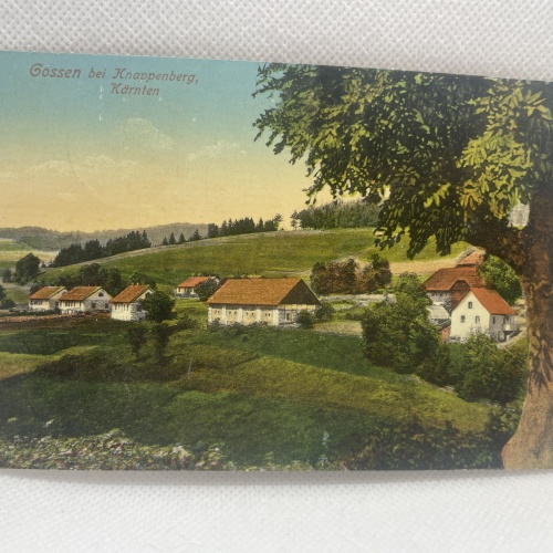 AK Gössen bei Knappenberg Kärnten 1913