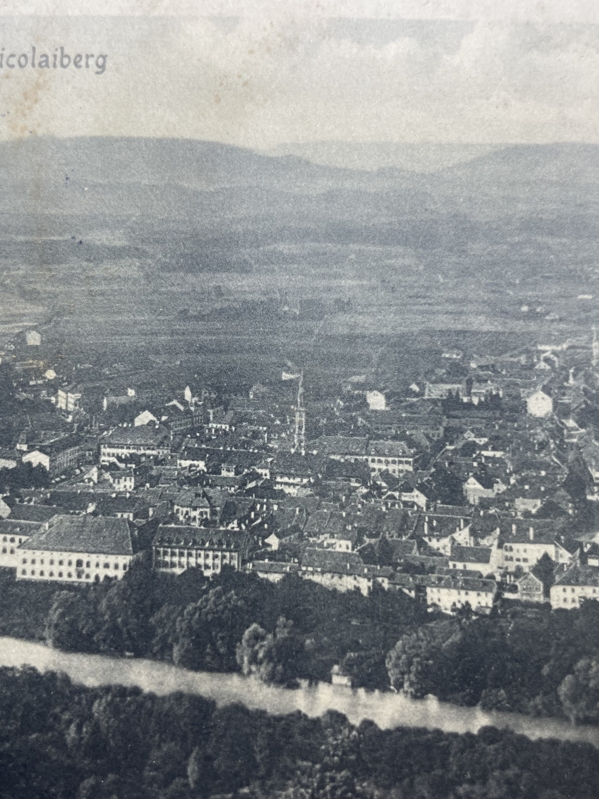 AK Cilli vom Nicolaiberg 1913 (Slowenien, Celje)