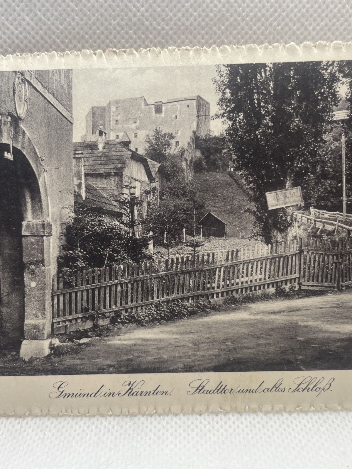 AK Gmünd in Kärnten - Stadttor und altes Schloß - 1914