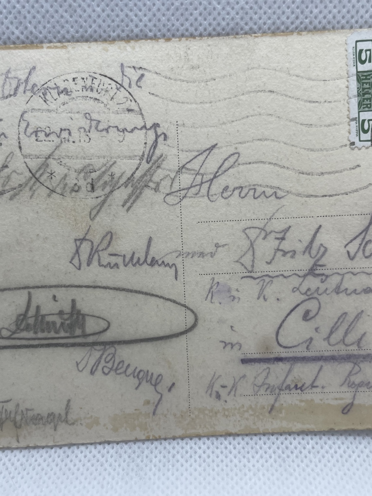 AK Haus mit Umgebung -1913