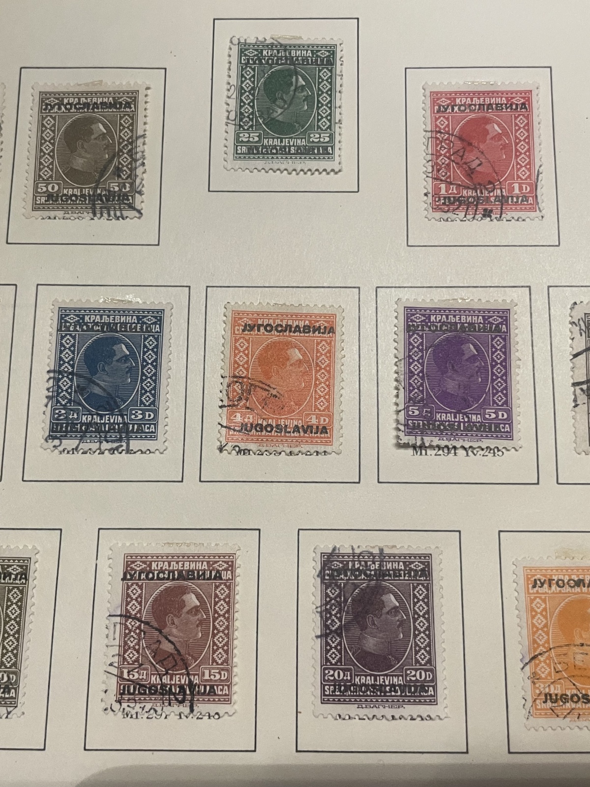 Jugoslawische Briefmarken