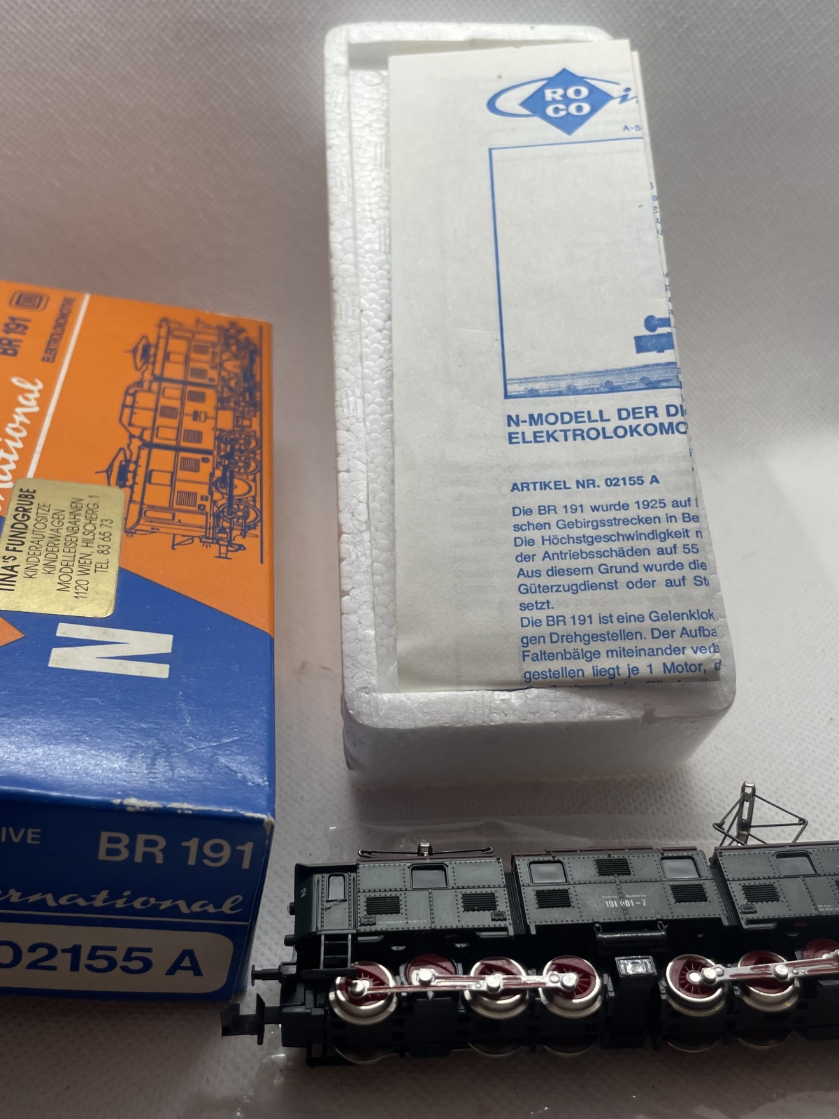 E-Lokomotive BR 191 001-7, Roco 02155A