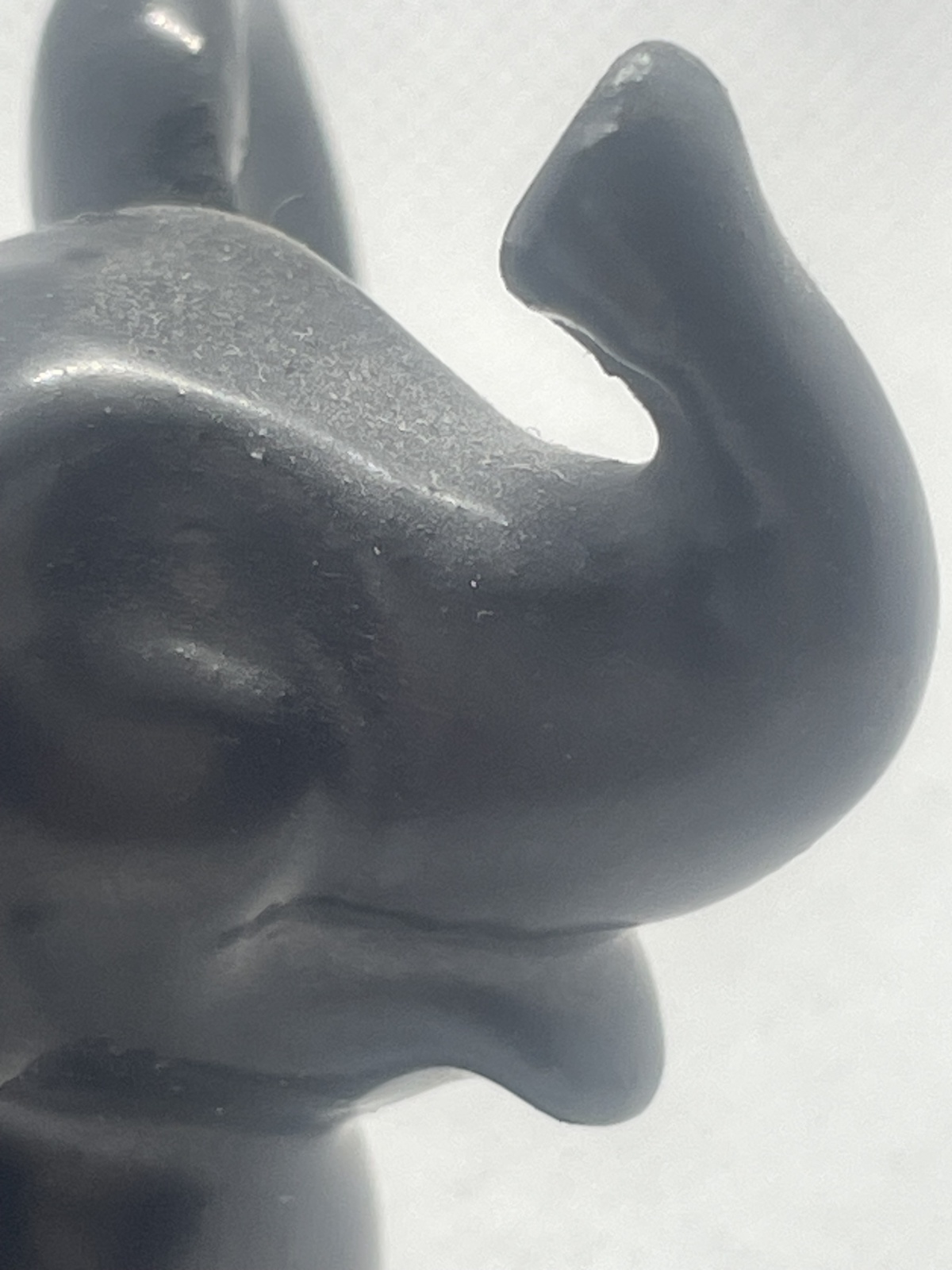 Seltene Mürztaler Keramik - Elefant schwarz