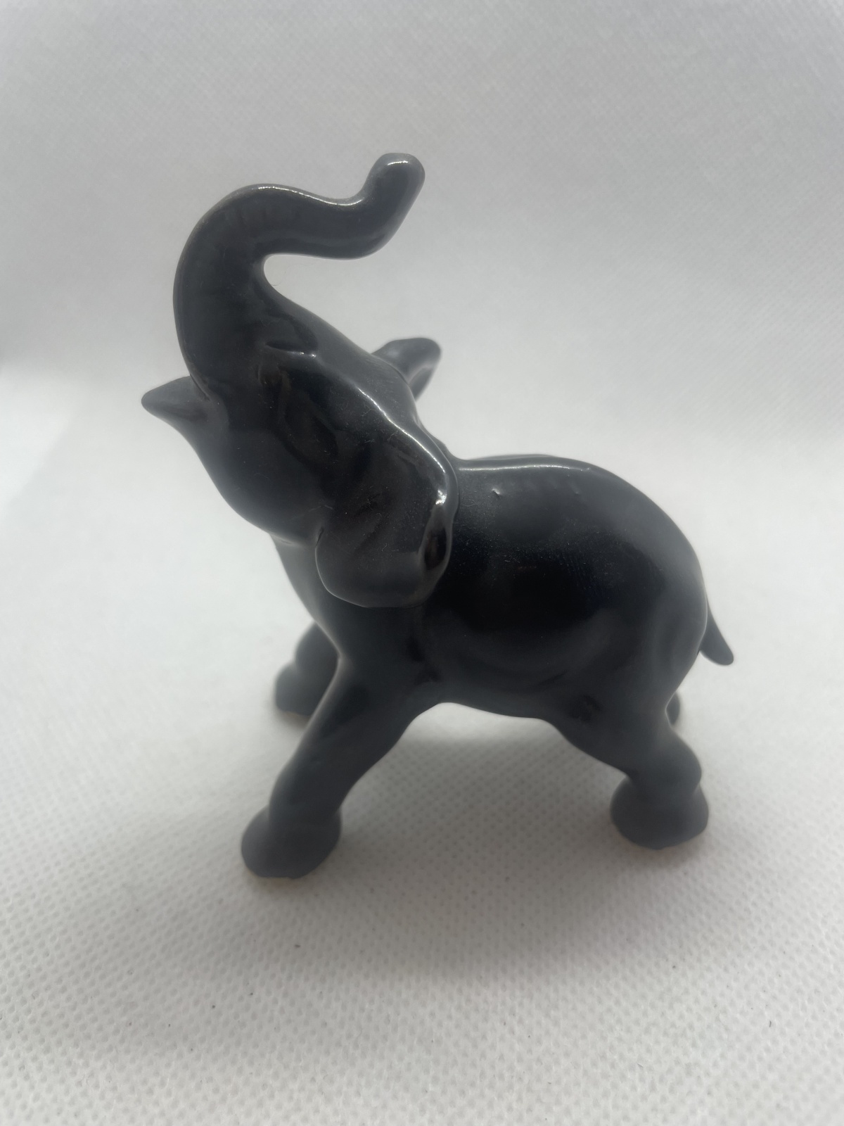 Seltene Mürztaler Keramik - Elefant schwarz