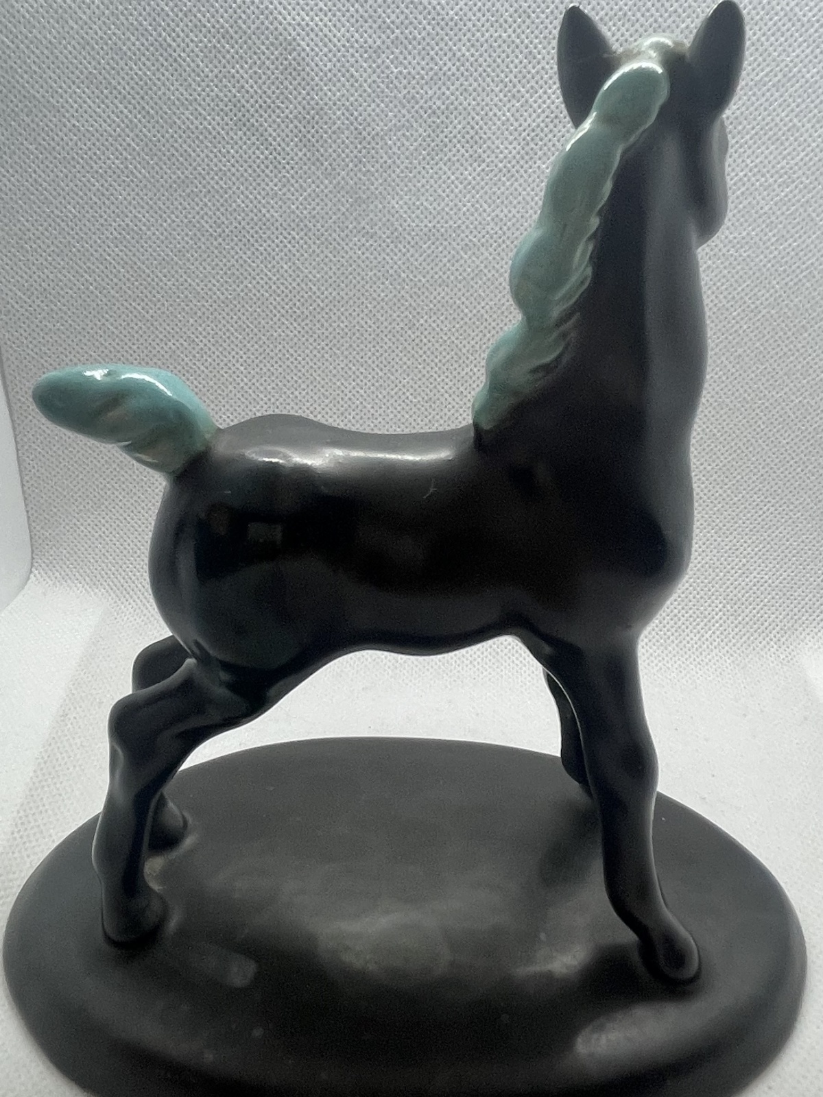 Seltene Mürztaler Keramik - Pferd groß am Sockel