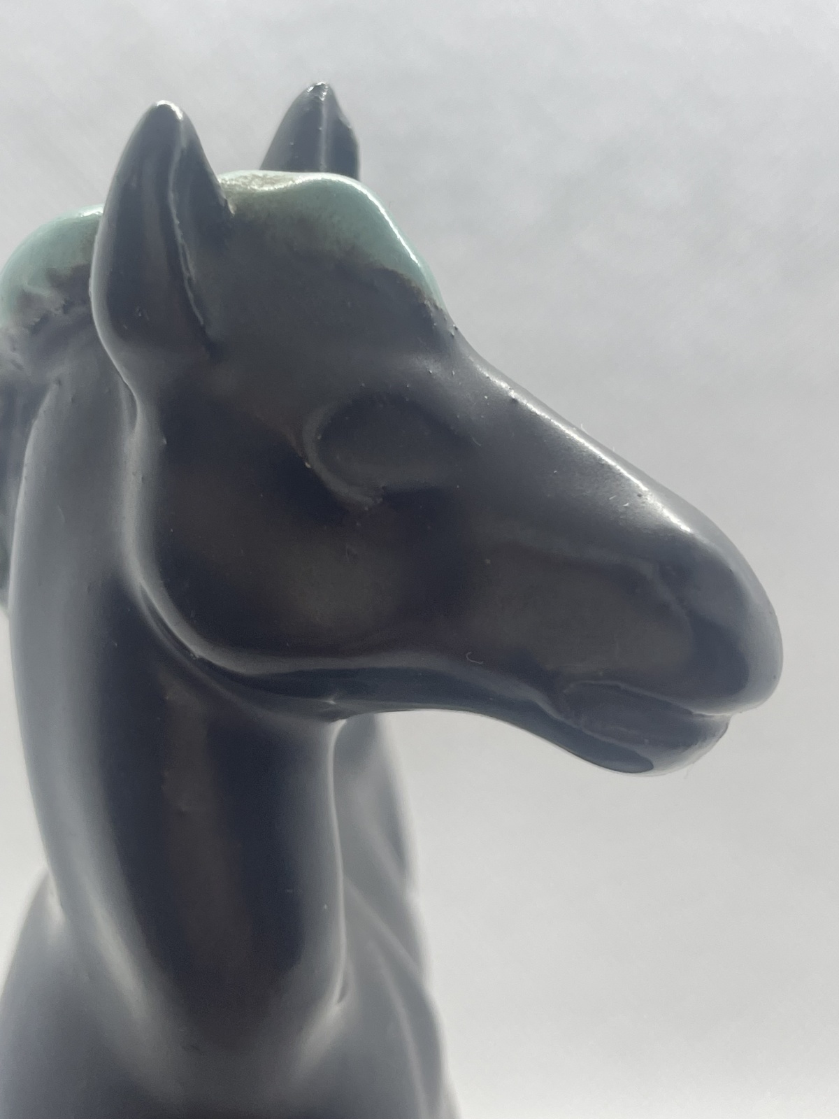 Seltene Mürztaler Keramik - Pferd groß am Sockel