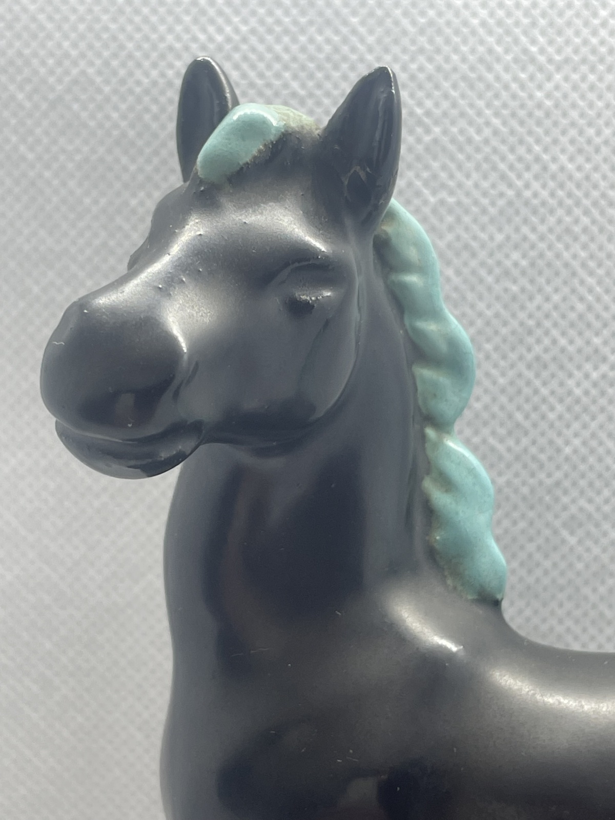 Seltene Mürztaler Keramik - Pferd groß am Sockel