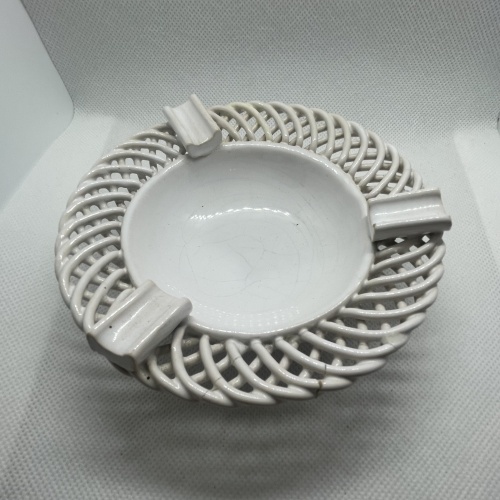 Seltene Mürztaler Keramik - Aschenbecher Flechtkeramik