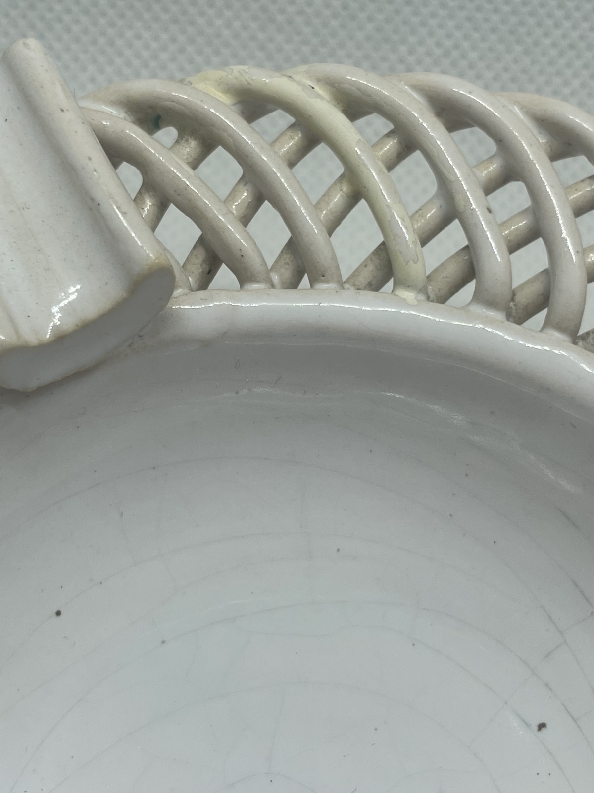 Seltene Mürztaler Keramik - Aschenbecher Flechtkeramik