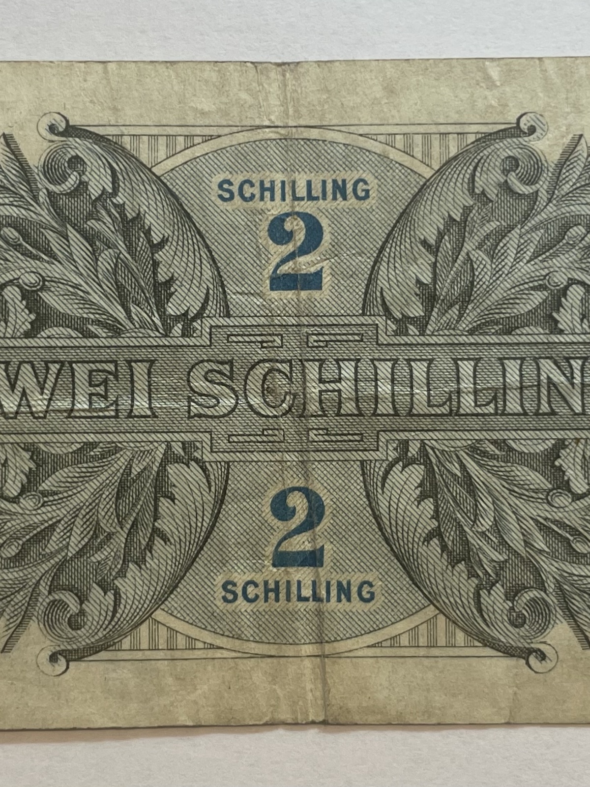 zwei Schilling Serie 1944 Alliierte Militärbehörde