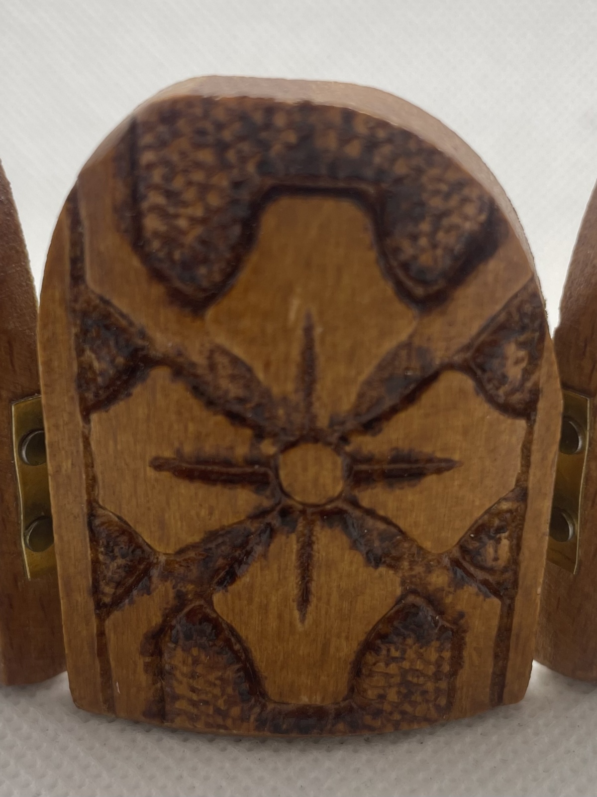 Mini-Triptychon Ikonen, Jesus Christus und Engel, Miniatur-Ikone