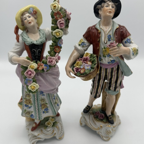 Rudolf Kämmer Figurenpaar "Allegorie des Sommers" 20.Jhdt.