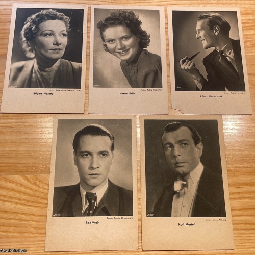 Star Autogrammkarten v.1940/50