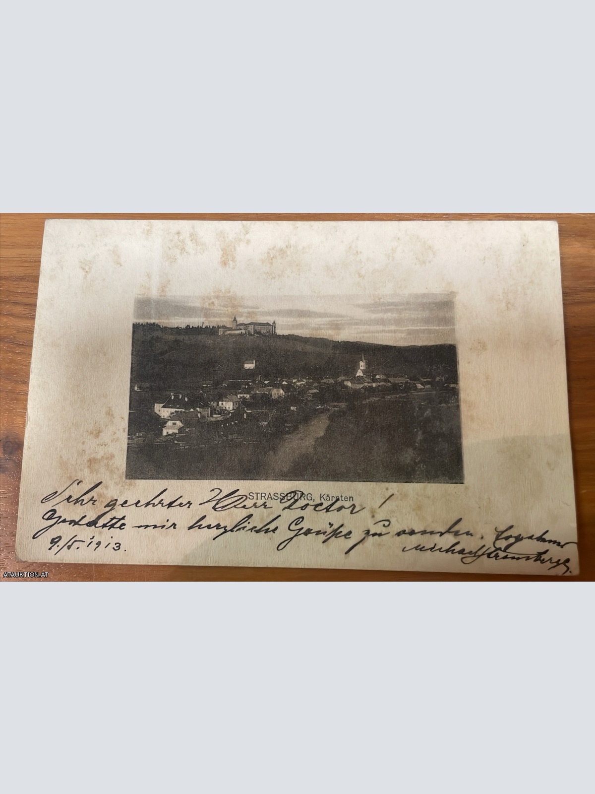 AK Strassbürg Kärnten 1913