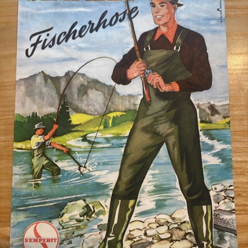 A3 Werbezettel Semperit Fischerstiefel